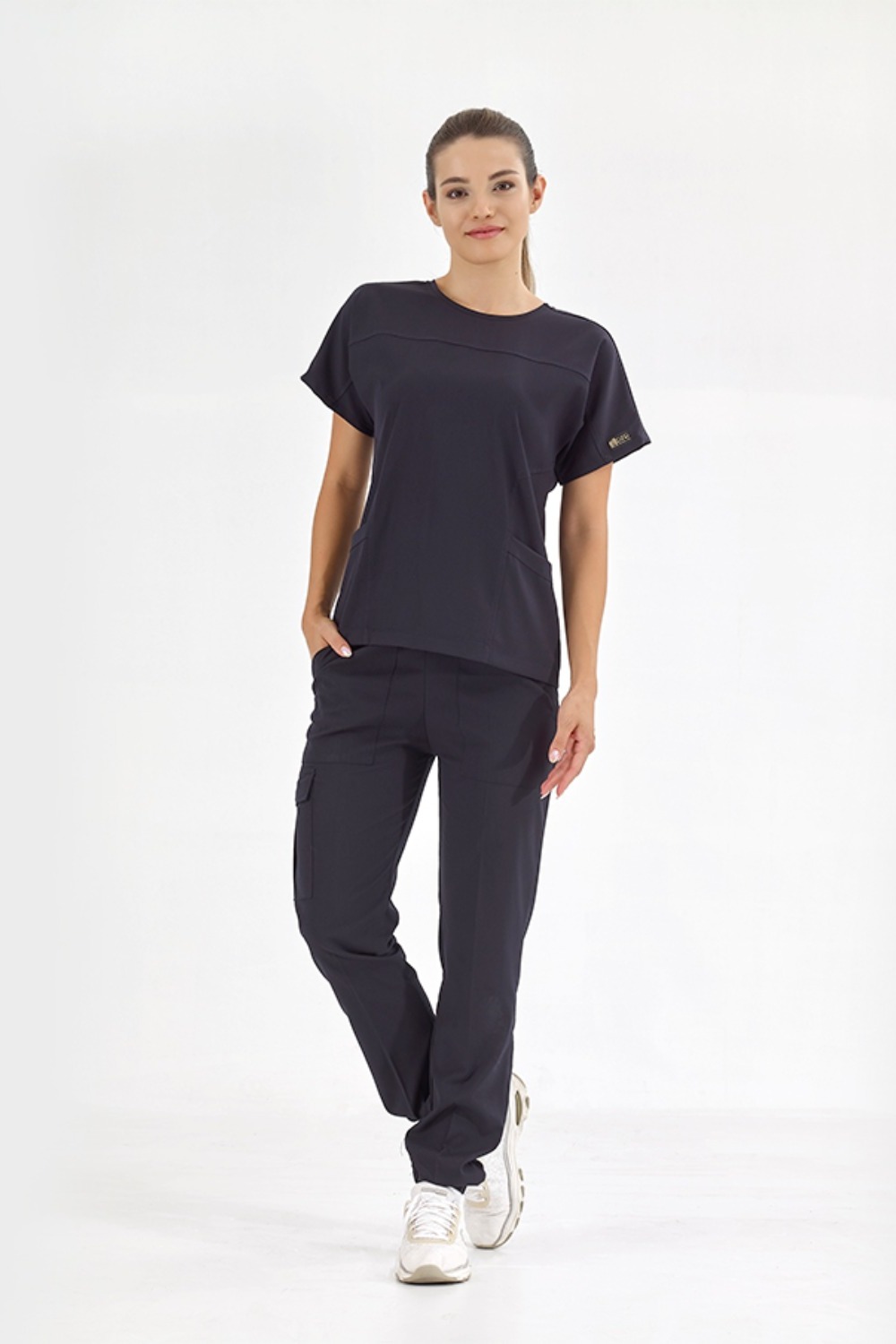 Lacivert Basic Model Likralı Takım