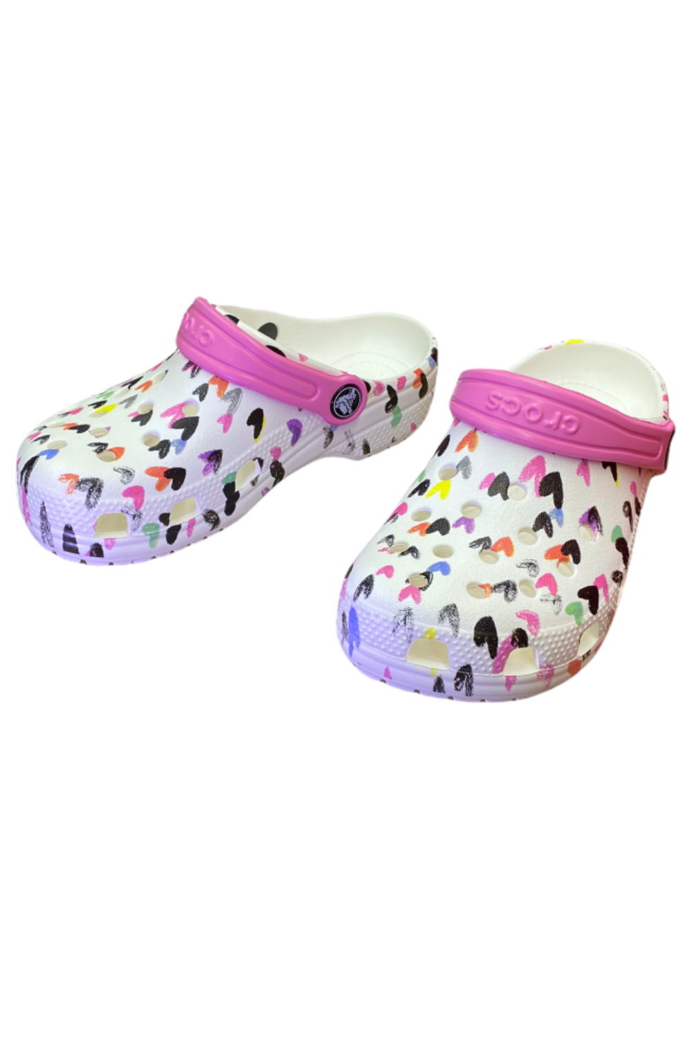 Çocuk Kalp Desenli Crocs Terlik Kod:207000-100