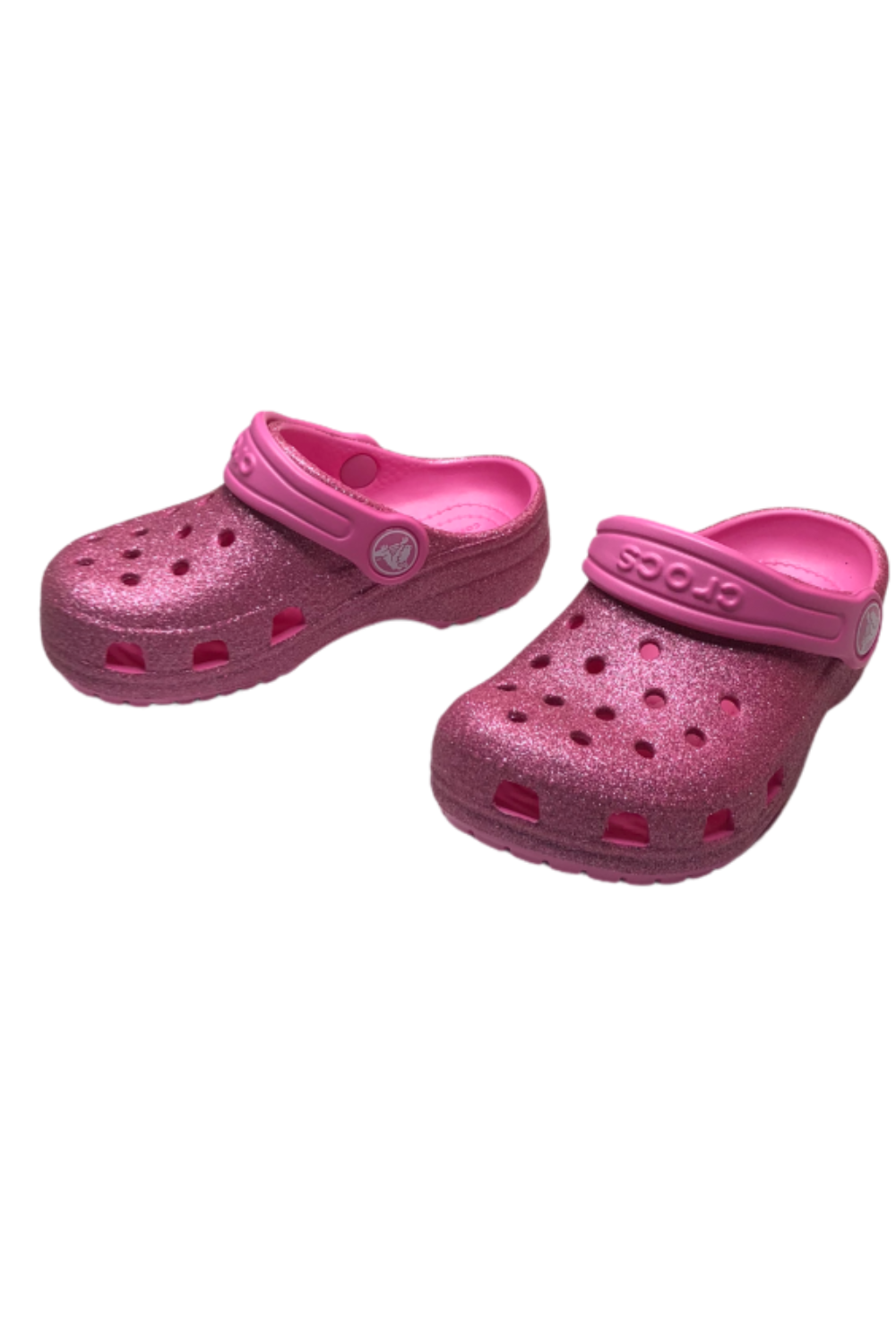 Çocuk Pembe Simli Klasik Model Crocs Terlik Kod:205441-669