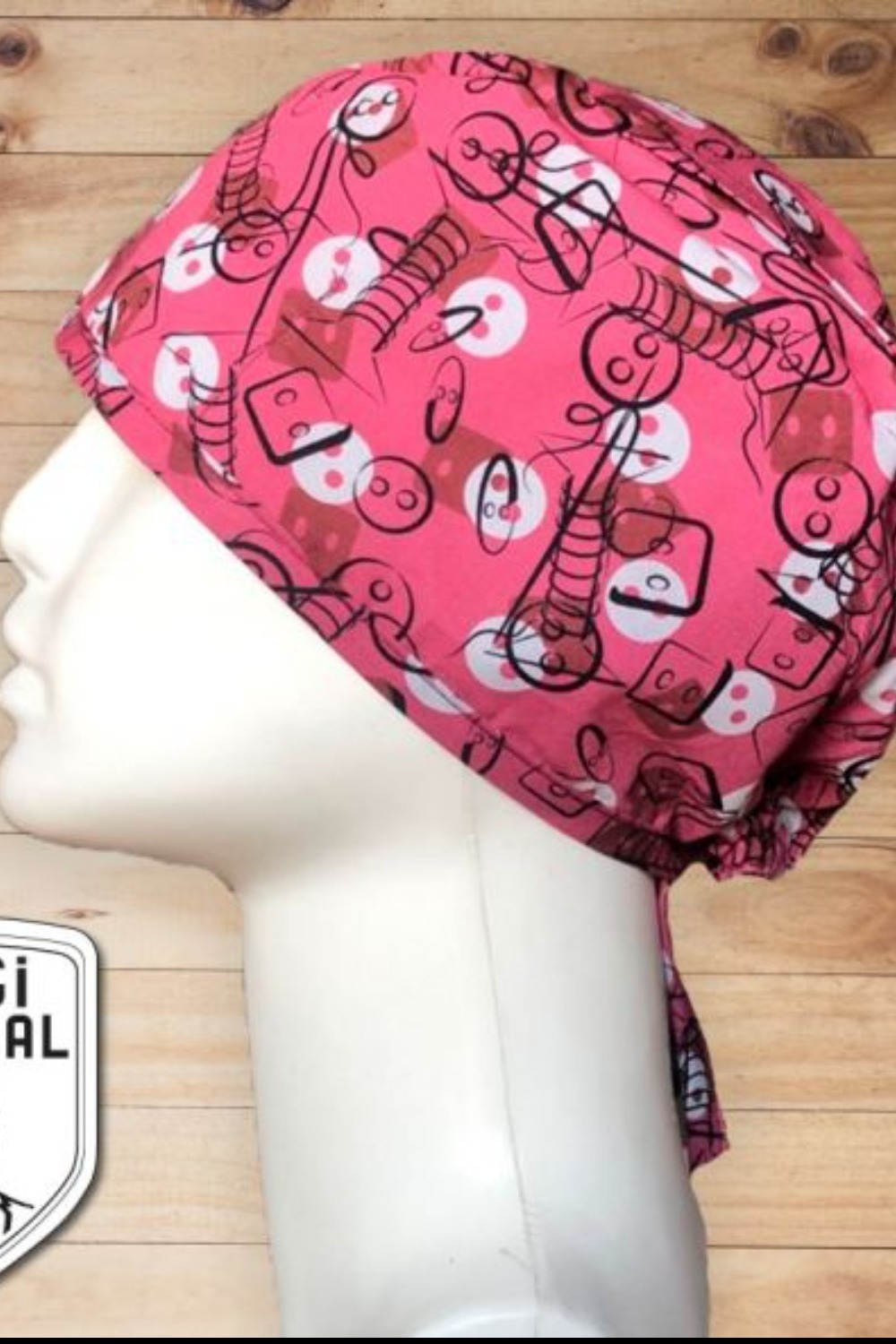 Patterned Fabric Surgical Caps