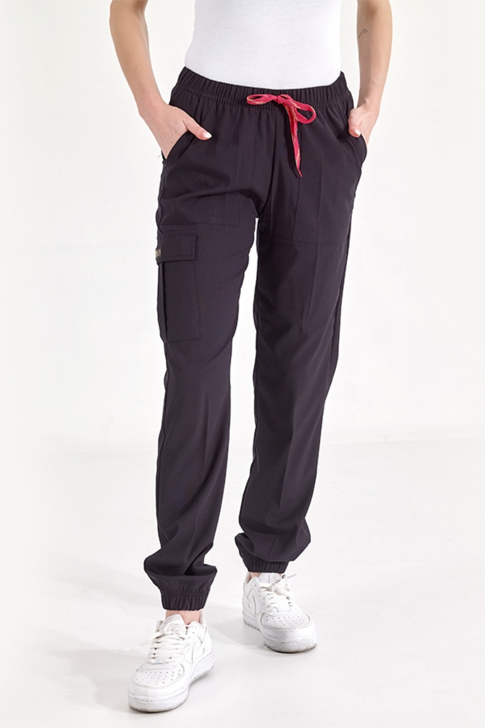 Siyah Jogger Model Likralı Pantolon