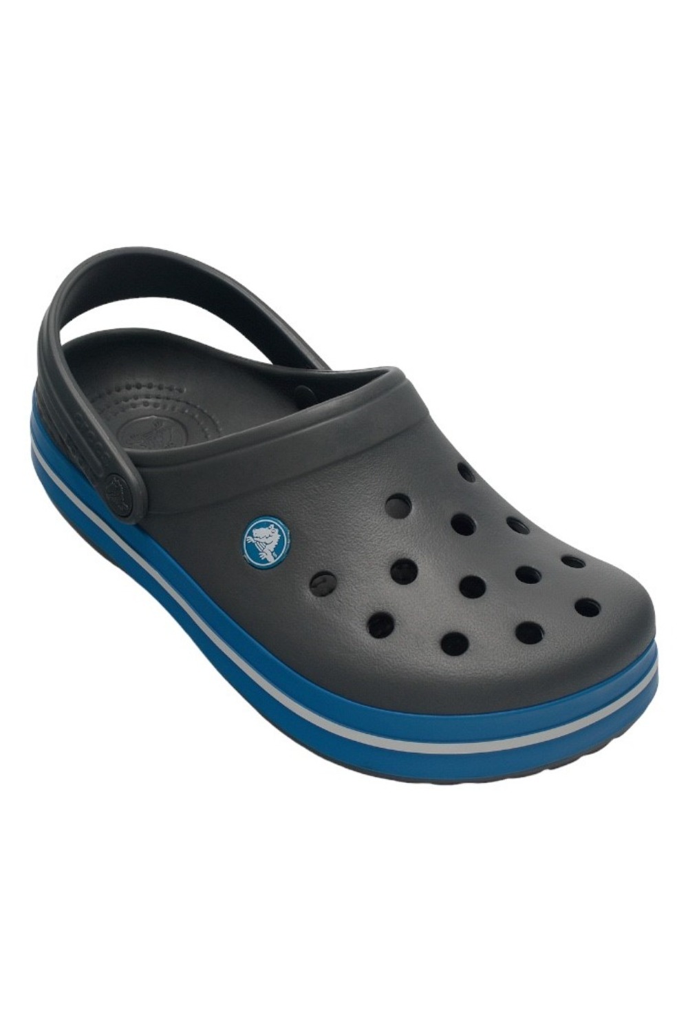 Gri Mavi Bantlı Crocband Crocs Terlik Kod:11016-07w