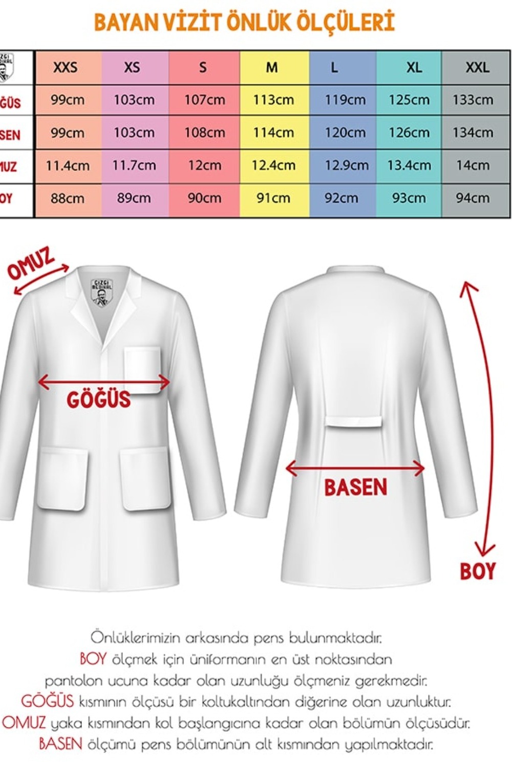 Woman Classic Collar Long Lab Coat