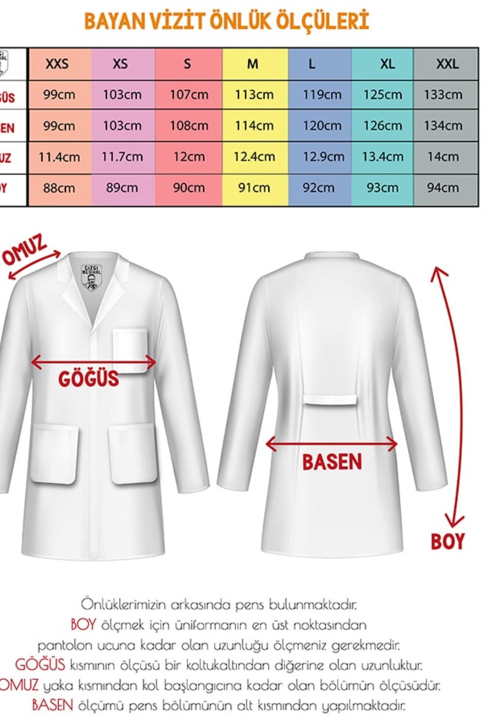 Woman Straight Collar Long Lab Coat